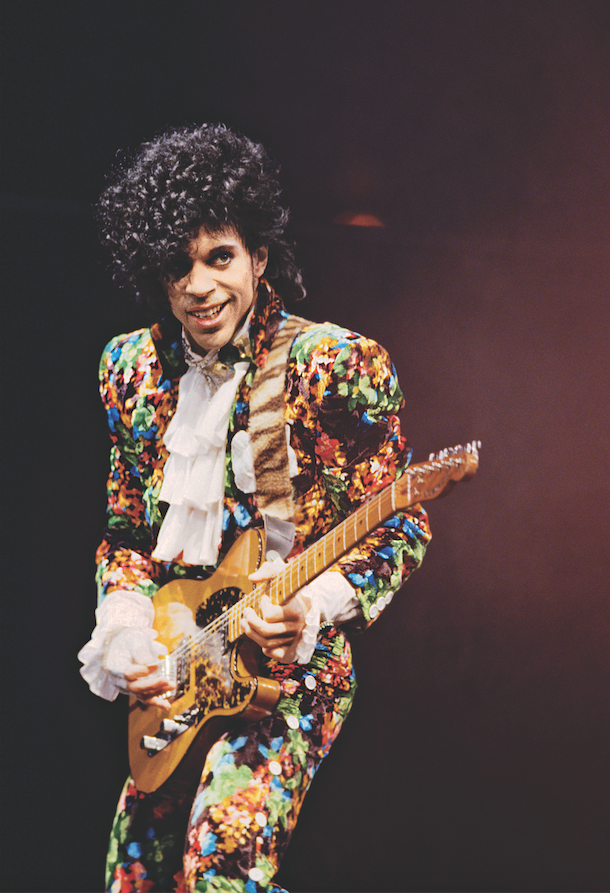 In concerto a Philadelphia durante il tour di "Purple Rain" nel 1984