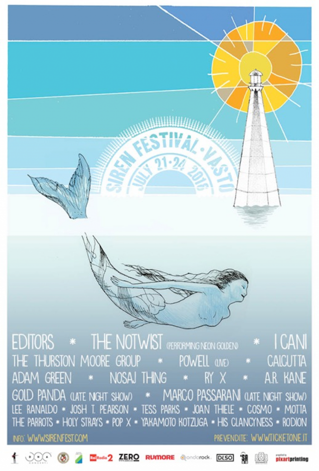 Dal 21-24 luglio il Siren Festival accende Vasto, in Abruzzo, provincia di Chieti