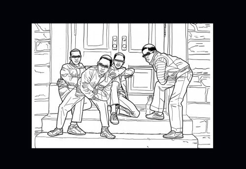 Back in the Days Coloring Book, Jamel Shabazz, powerHouse, book, libro, album da colorare, hip hop, NYC, new york, foto, gallery