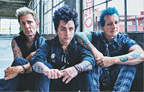 I Green Day sulla cover di Rolling Stone di ottobre 2016, foto di Mark Seliger