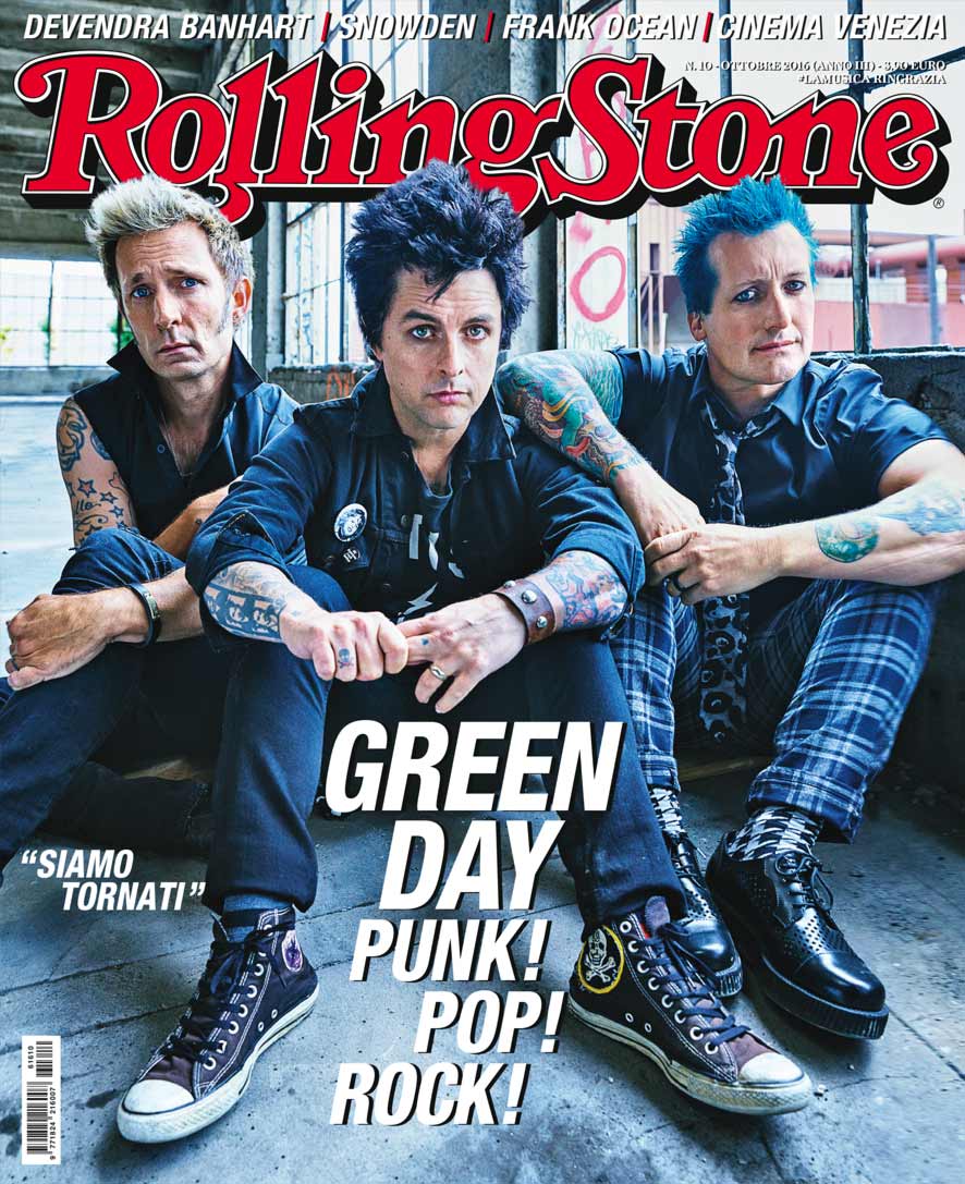 I Green Day sono punk, pop e rock – e sono sulla cover di ottobre di Rolling Stone