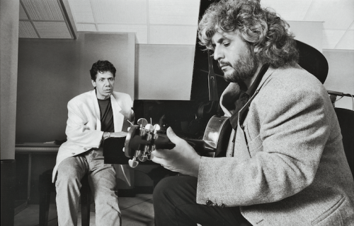 Pino Daniele con Chick Corea nel 1992. Foto: Luciano Viti