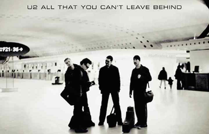 Un dettaglio della copertina di "All That You Can't Leave" degli U2, 2000