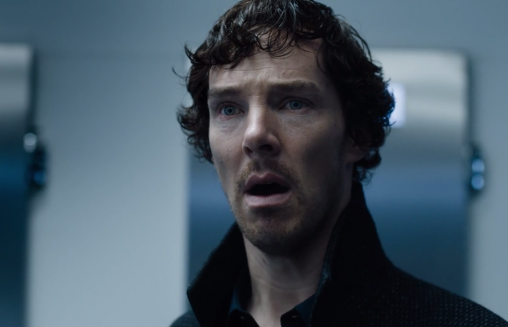 Un fotogramma del trailer di Sherlock