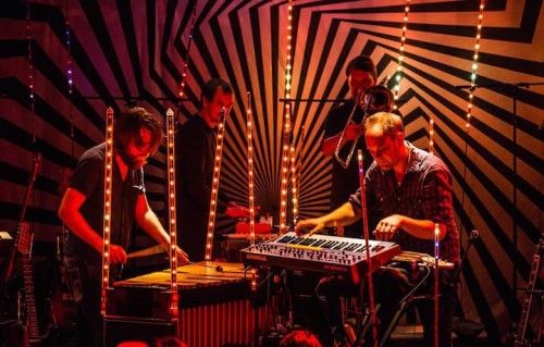 Jaga Jazzist durante il live al Blue Note di Tokyo, foto via Facebook