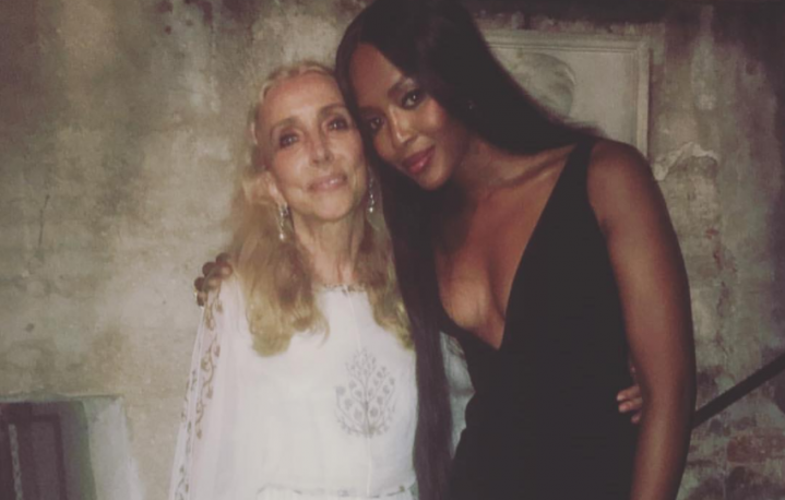 Franca Sozzani con Naomi Campbell - Foto via Instagram