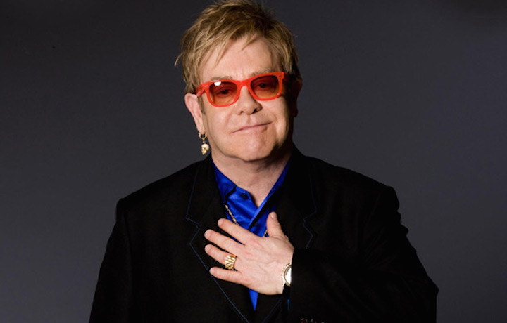 Un ritratto di Elton John, Foto via Mercury Records:Universal Music