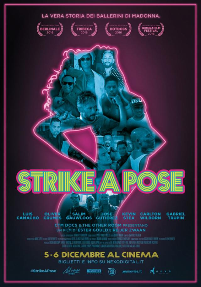 La locandina di "Stike a pose" al cinema il 5 e 6 dicembre