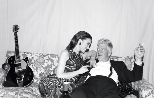 Christa Bell e David Lynch, foto di Elias Tahan