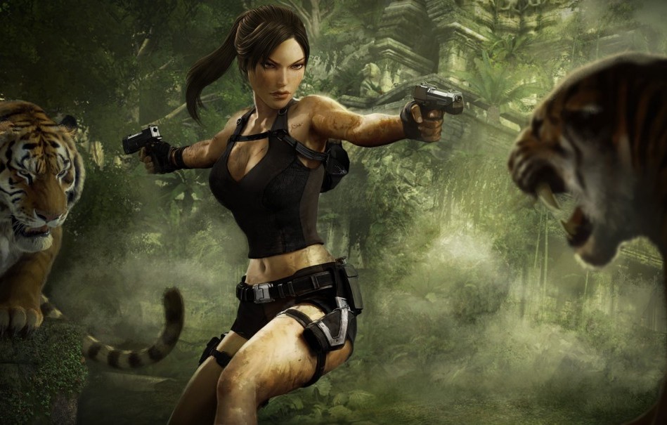 Un'immagine da "Tomb Raider: Underworld" l'ottavo episodio della saga di videogame