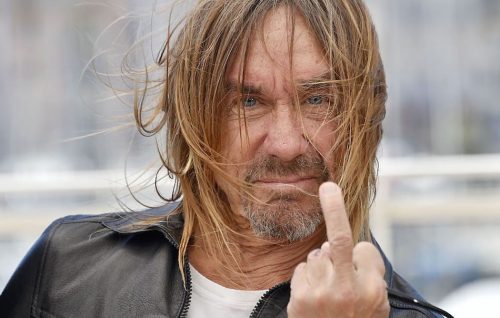 Iggy Pop alla presentazione di Gimme Danger durante la 69esima edizione del Festival di Cannes, foto di Loic Venance/AFP/Getty Images