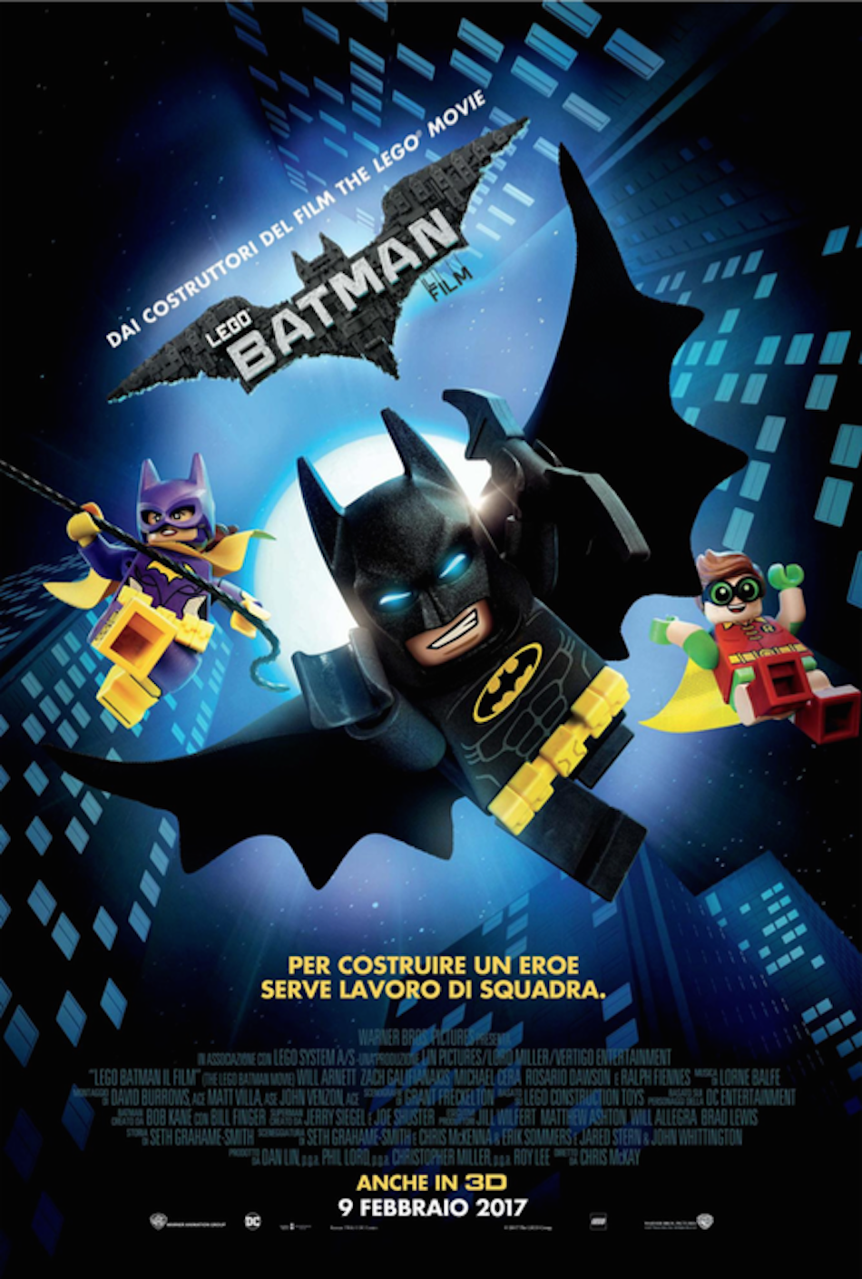 La locandina di "Lego Batman - Il Film"