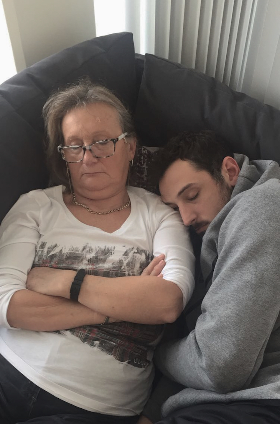 Marco Belinelli insieme a sua madre