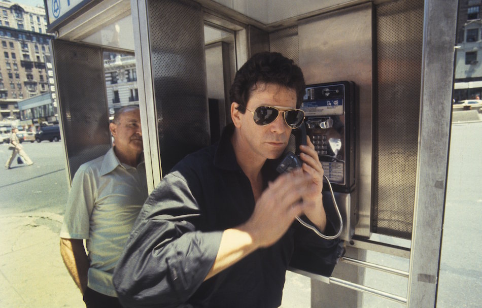 Lou Reed in uno dei ritratti scattati a New York nel 1984, foto di Waring Abbott/Getty Images