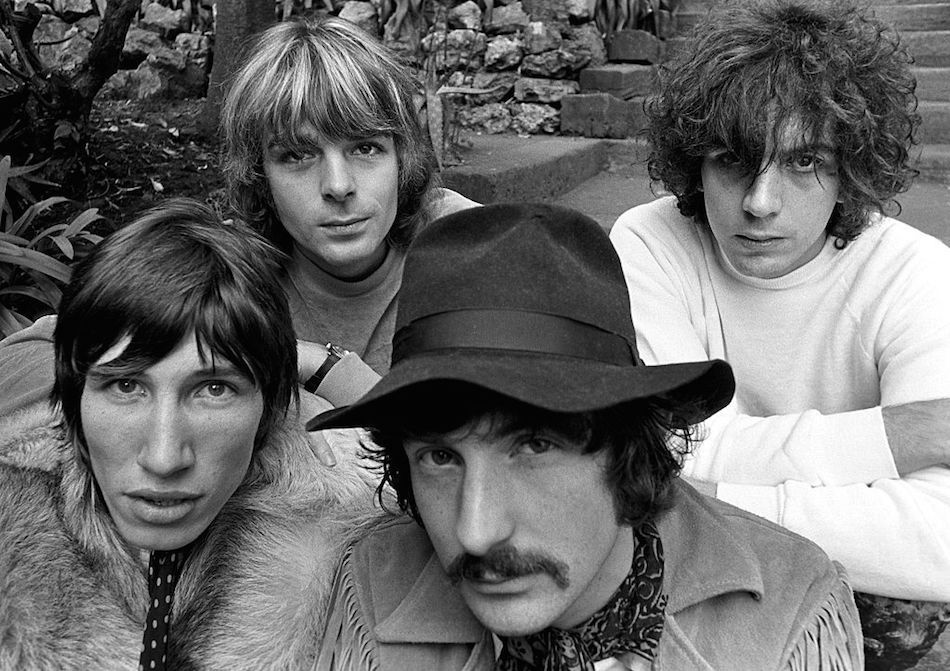 I Pink Floyd nel novembre 1967. Da sinistrat: Roger Waters, Richard Wright, Nick Mason, Syd Barrett. Foto di Baron Wolman/Iconic Images/Getty Images