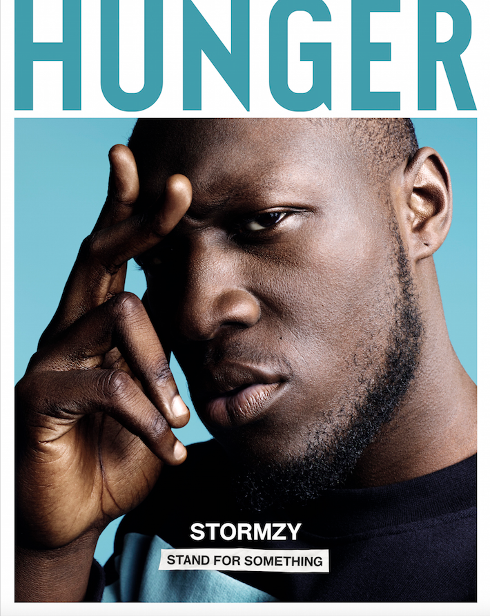 Stromzy scattato da Rankin per la copertina di Hunger, Stromzy scattato da Rankin per Hunger, fashion editor Stevie Westgarth