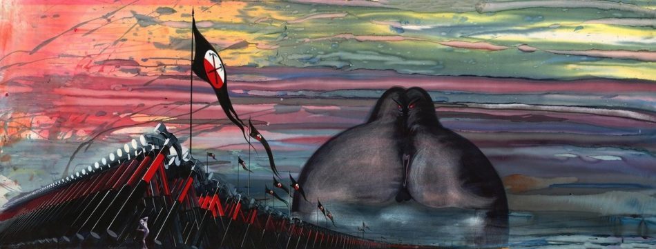 "Judge With Marching Hammers" di Gerald Scarfe