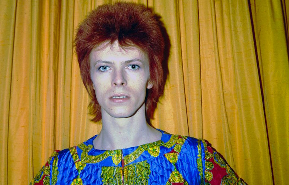 David Bowie in versione Ziggy Stardust a New York nel 1973. Foto di Michael Ochs Archives/Getty Images