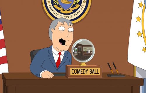 Adam West nei panni del sindaco di Quahog