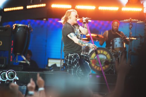 Guns N' Roses sul palco di Imola. Foto di Giuseppe Craca