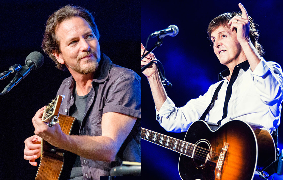 Eddie Vedder: «Quando Paul McCartney mi colpì con un pugno»