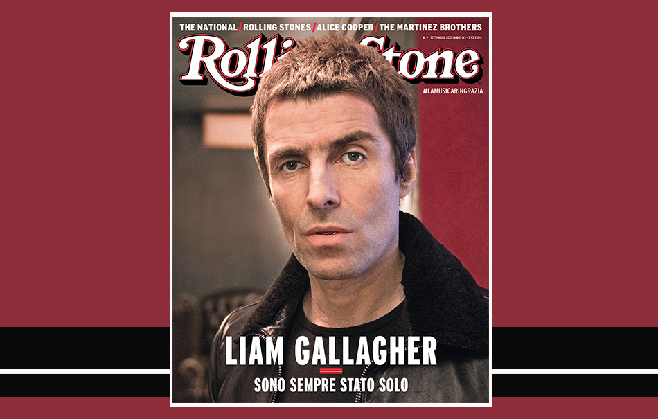 Liam Gallagher in copertina su Rolling Stone