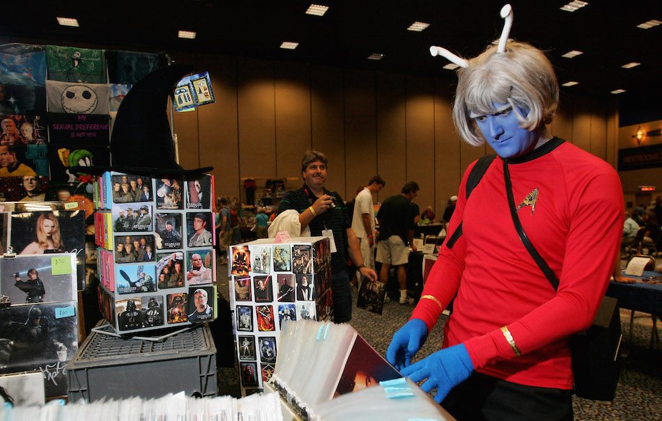 Un trekkie durante una convention a tema Star Trek. Fonte: Facebook