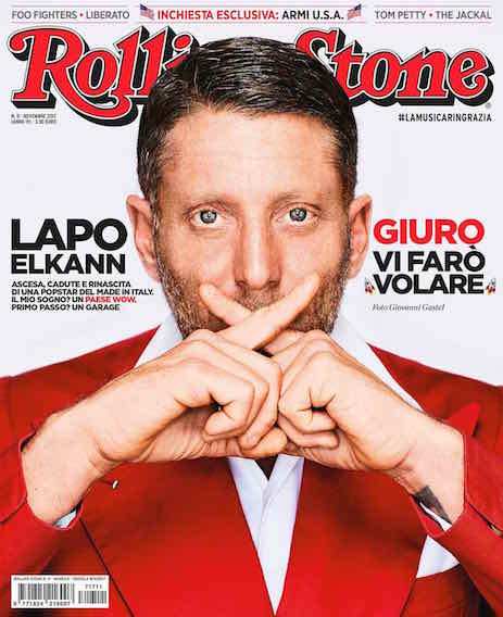 Lapo Elkann sulla copertina del nuovo Rolling Stone in edicola