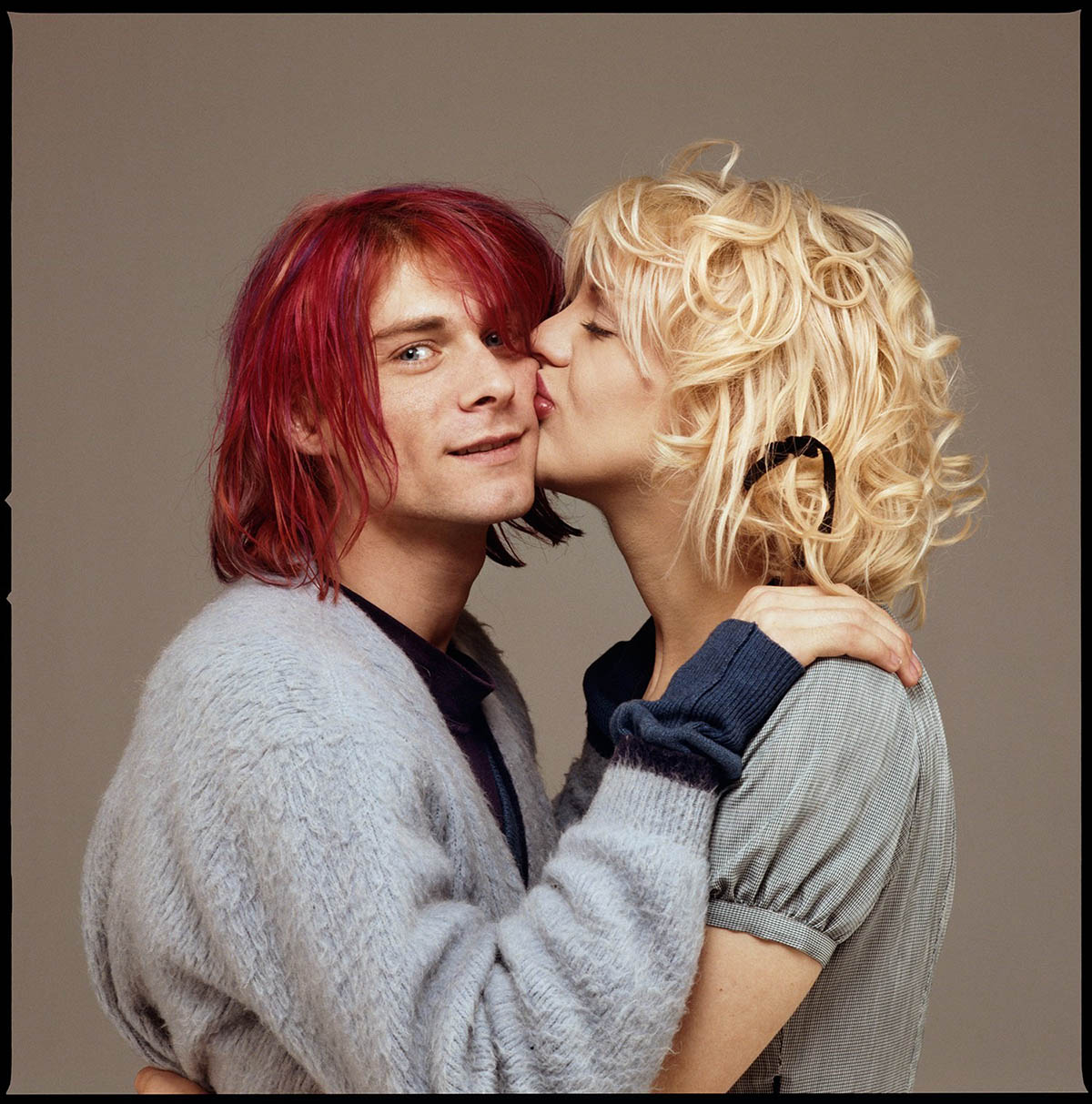 Kurt Cobain e Courtney Love, gennaio 1992 © Foto Michael Lavine