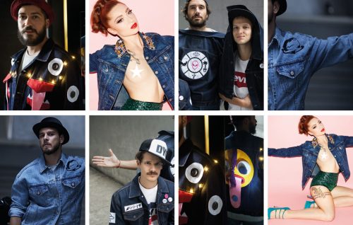 Thegiornalisti, Janet Fischietto, Finnano Fenno, Arturo Muselli aka Sangue Blu di Gomorra celebrano i 50 anni della Trucker Jacket Type III di Levi's - Foto di: Toni Thorimbert