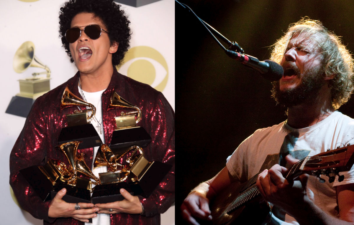 Bon Iver se la prende con Bruno Mars per i Grammy? Ha ragione