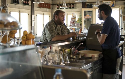 Stefano Fresi sul set de 'I Delitti del BarLume'