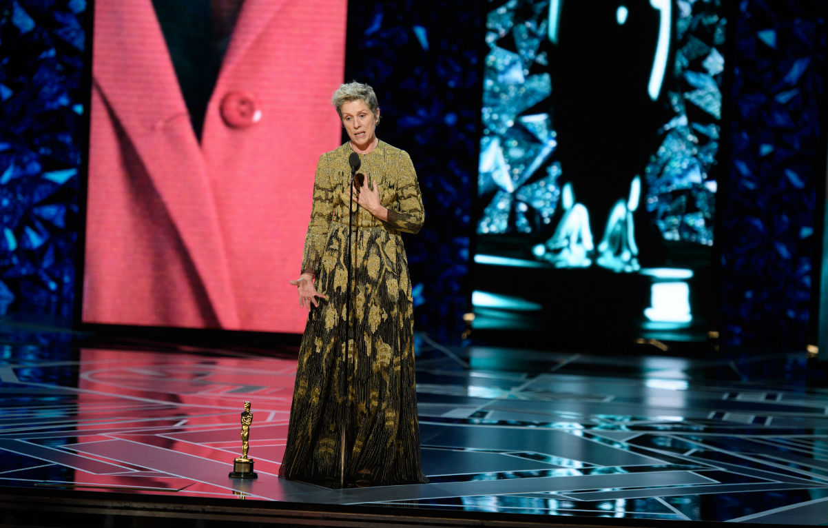 Frances McDormand. Credit: Aaron Poole / A.M.P.A.S.