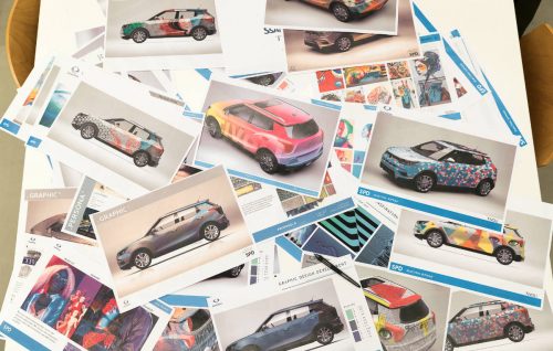 Un artwork dedicato alla nuova SSANGYONG Tivoli