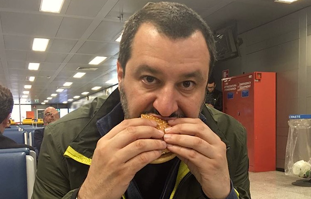 Matteo Salvini, professione foodblogger