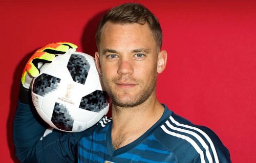 Neuer, portierone della Germania.