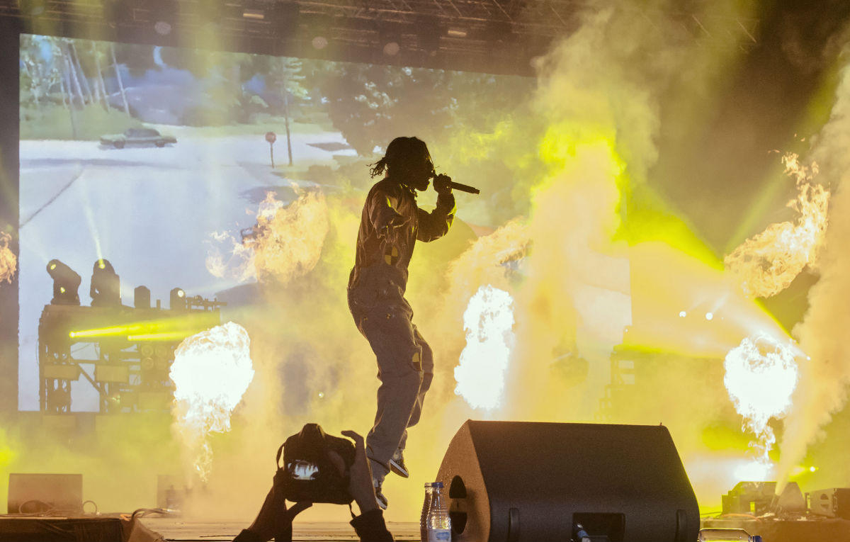 A$AP Rocky sul palco del Primavera. Credit: Eric Pamies.