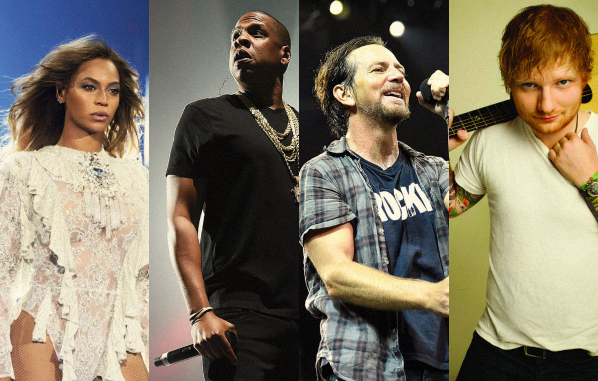 Beyonce & Jay-Z, Eddie Vedder e Ed Sheeran celebreranno il centenario di Nelson Mandela