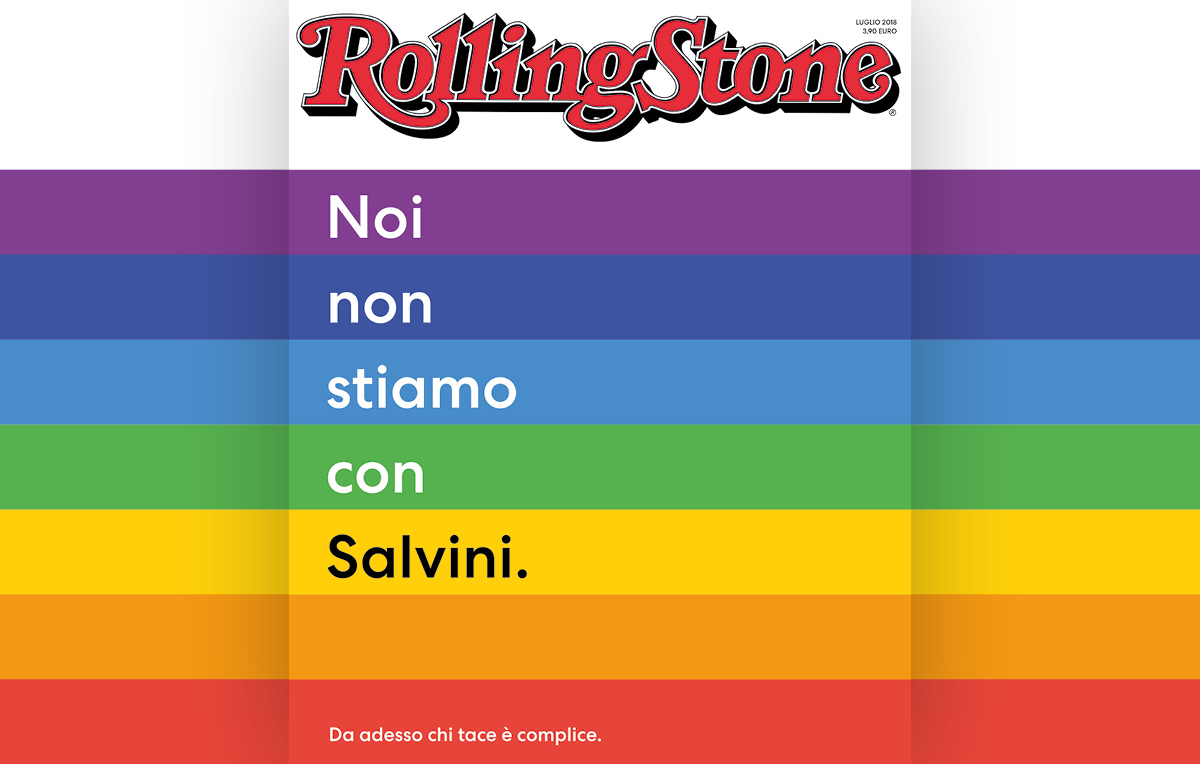 Noi non stiamo con Salvini. Da adesso chi tace è complice.