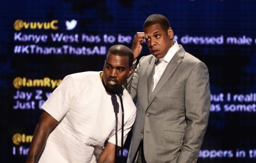 Kanye e Jay Z nel 2012 ai BET Awards di Los Angeles, California. Foto: Getty