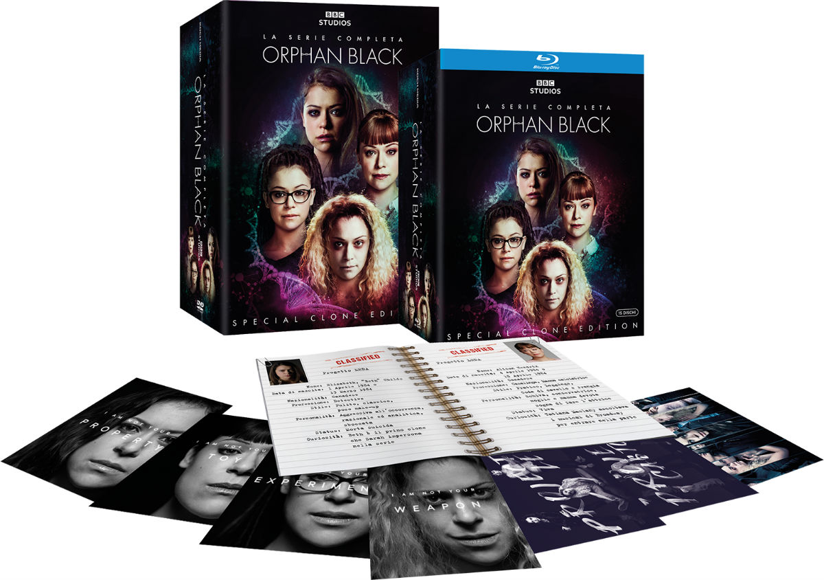 Il box set di Orphan Black, per la prima volta in Home Video in Italia