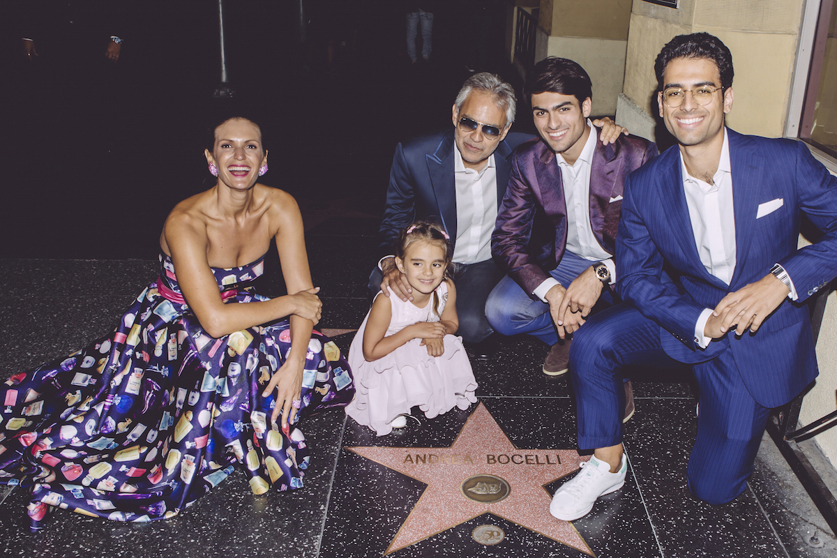 Chi sono i figli di Andrea Bocelli, Amos, Matteo e Virginia