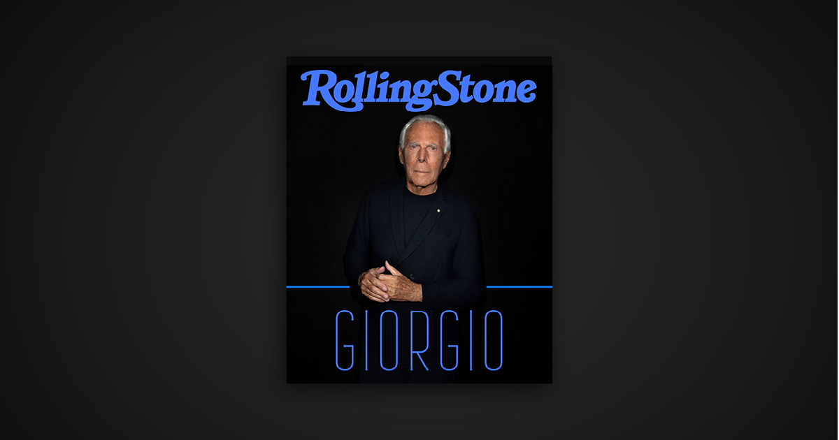 Giorgio Armani Digital Cover Rolling Stone