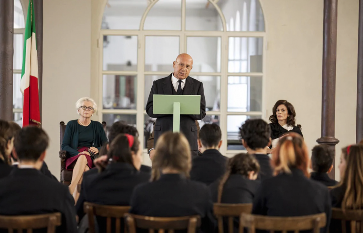 Il preside de "Il Collegio" di Rai 2: Paolo Bosisio. Foto, via ufficio stampa