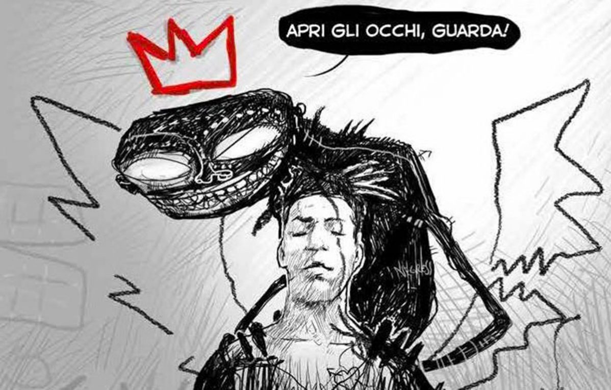 Un'immagine da "Basquiat – About Life" di Gabriele Benefico e Fabrizio Liuzzi