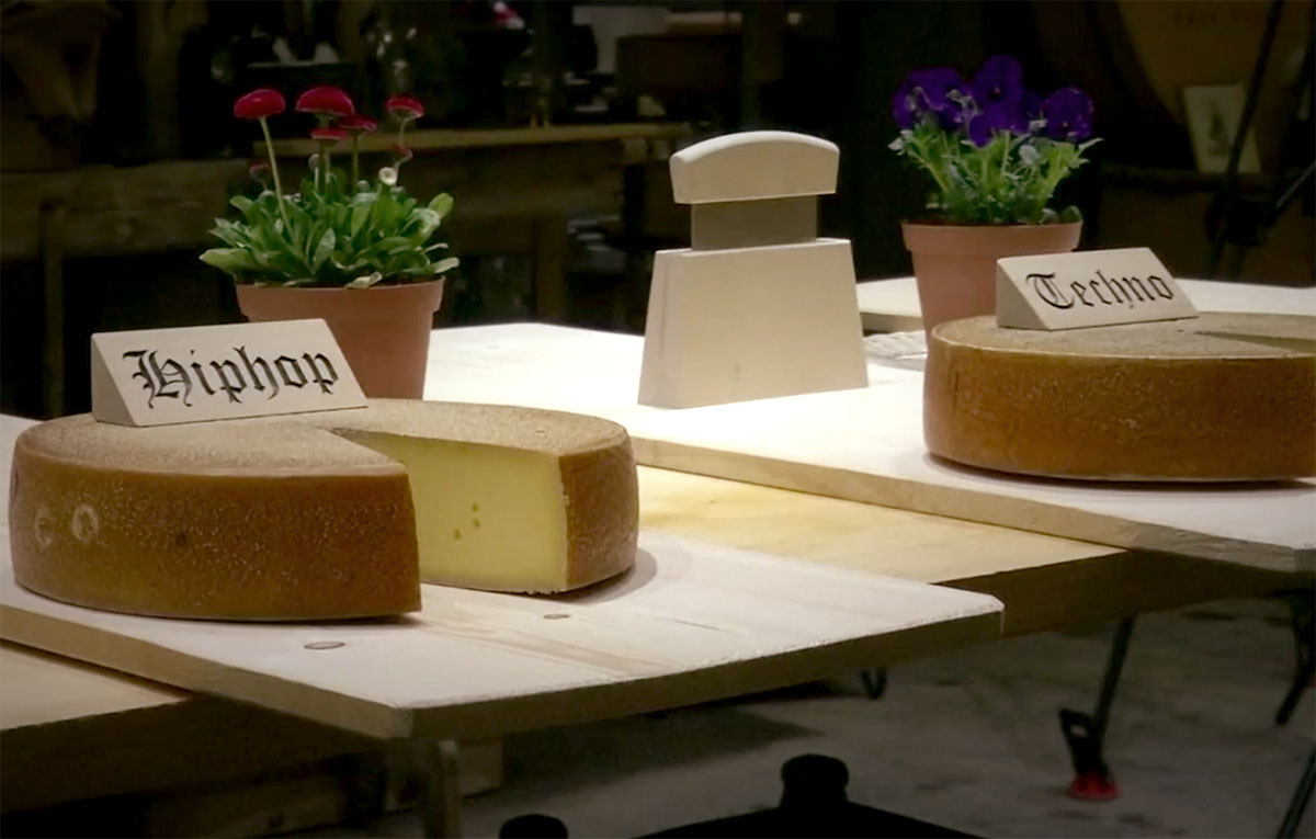 Gli scienziati svizzeri sono convinti che il rap migliori il formaggio