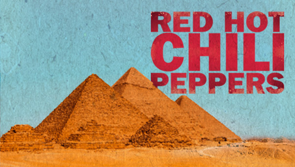 Red Hot Chili Peppers, guarda il live sotto le Piramidi