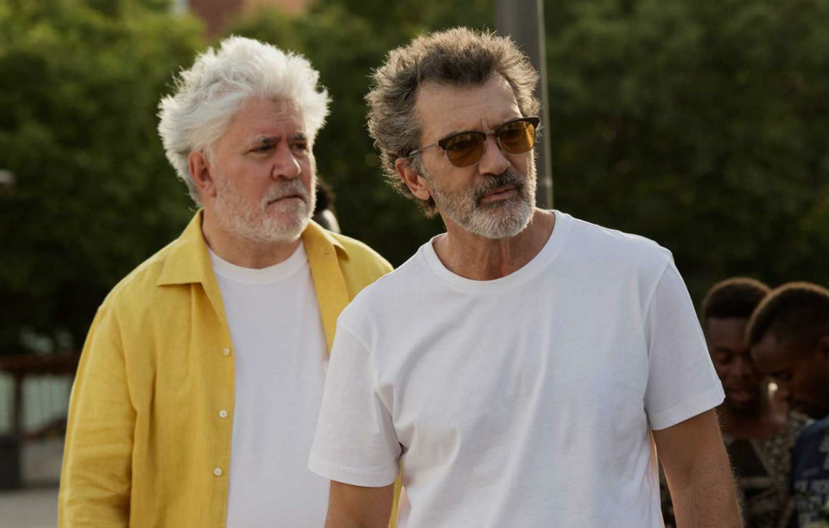 Antonio Banderas insiemee al regista Pedro Almodovar
