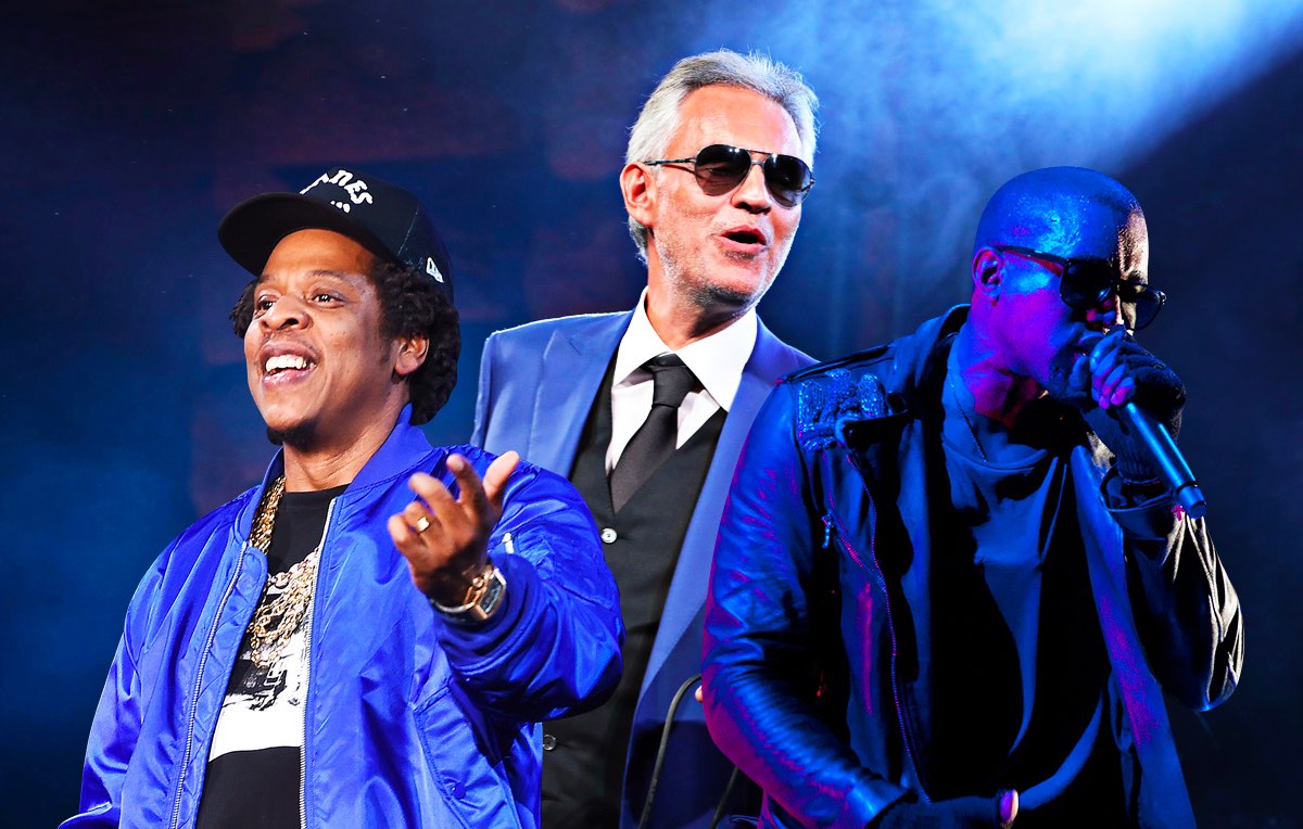 C’è una traccia di Kanye West e Jay-Z con Andrea Bocelli