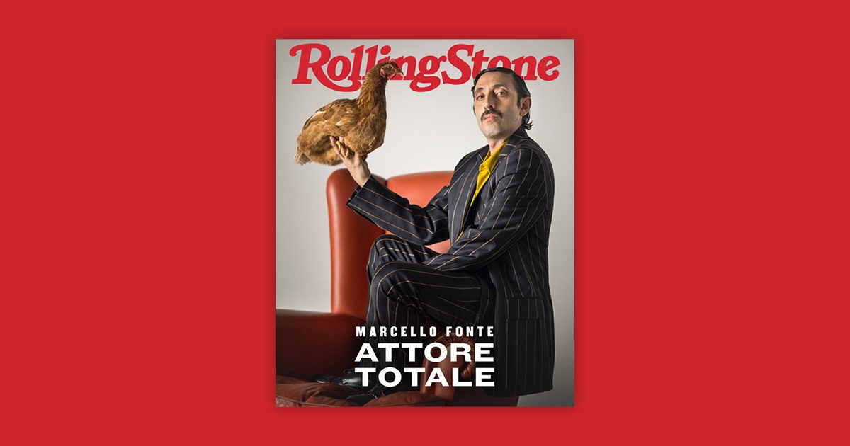 Marcello Fonte sulla digital cover di Rolling Stone - foto Francesco Caracciolo, styling Pablo Patanè, total look Roberto Cavalli